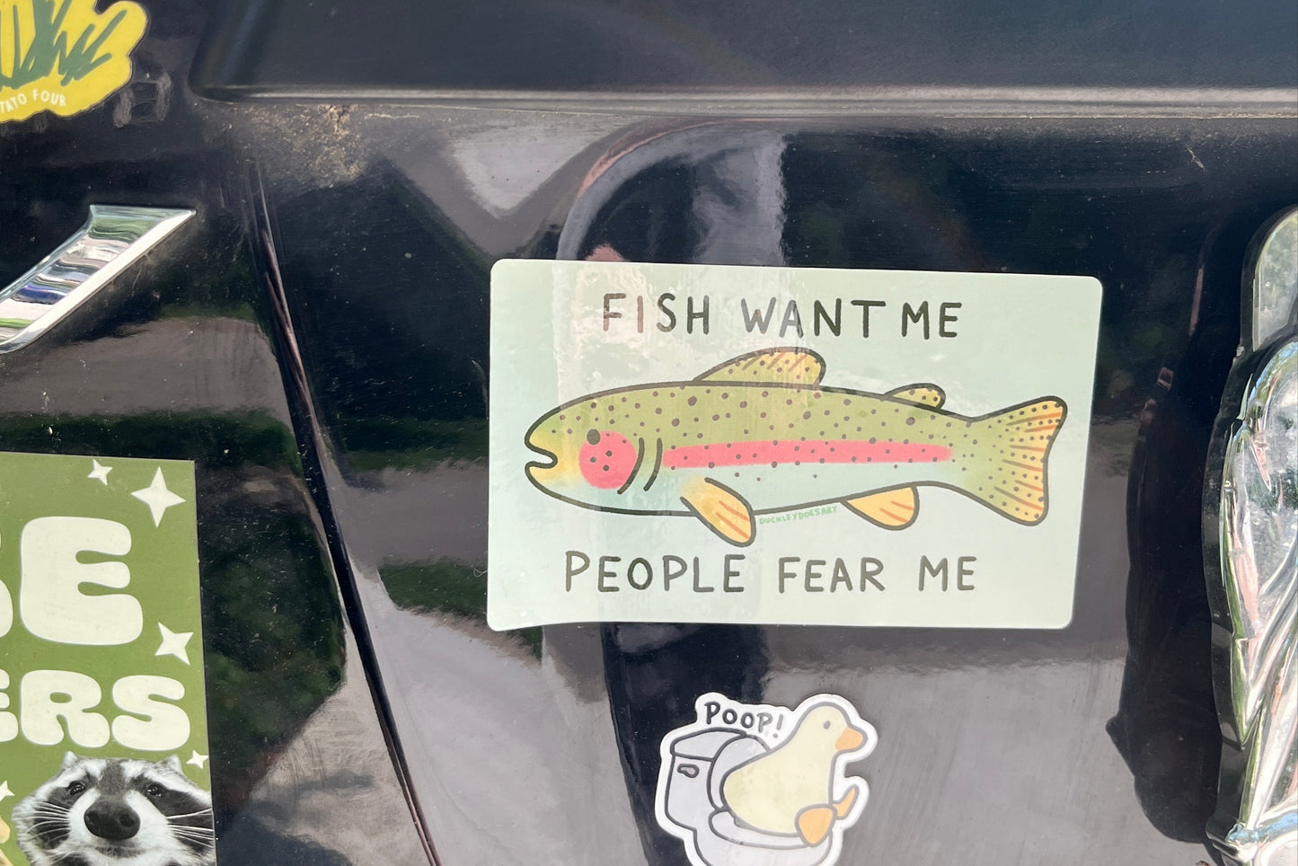Fish Want Me Bumper Sticker