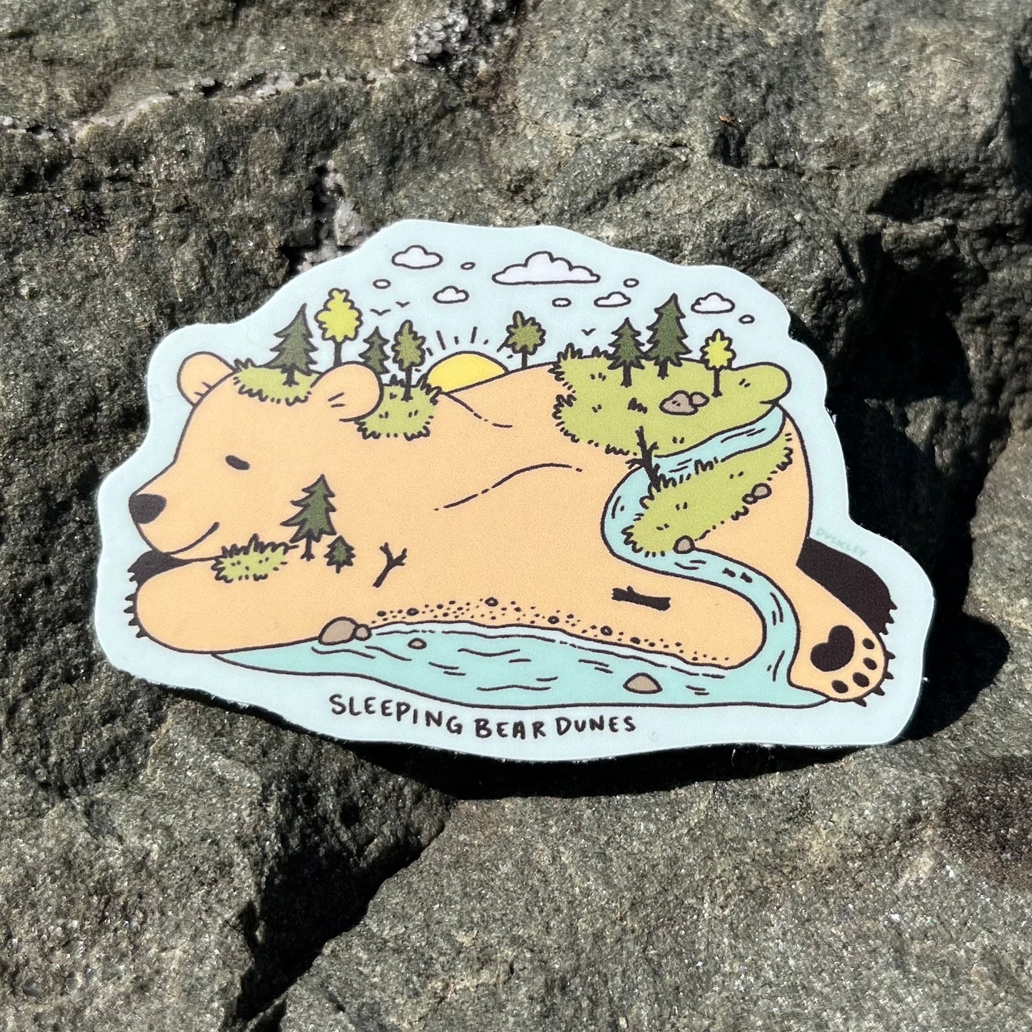 Sleeping Bear Dunes Vinyl Sticker