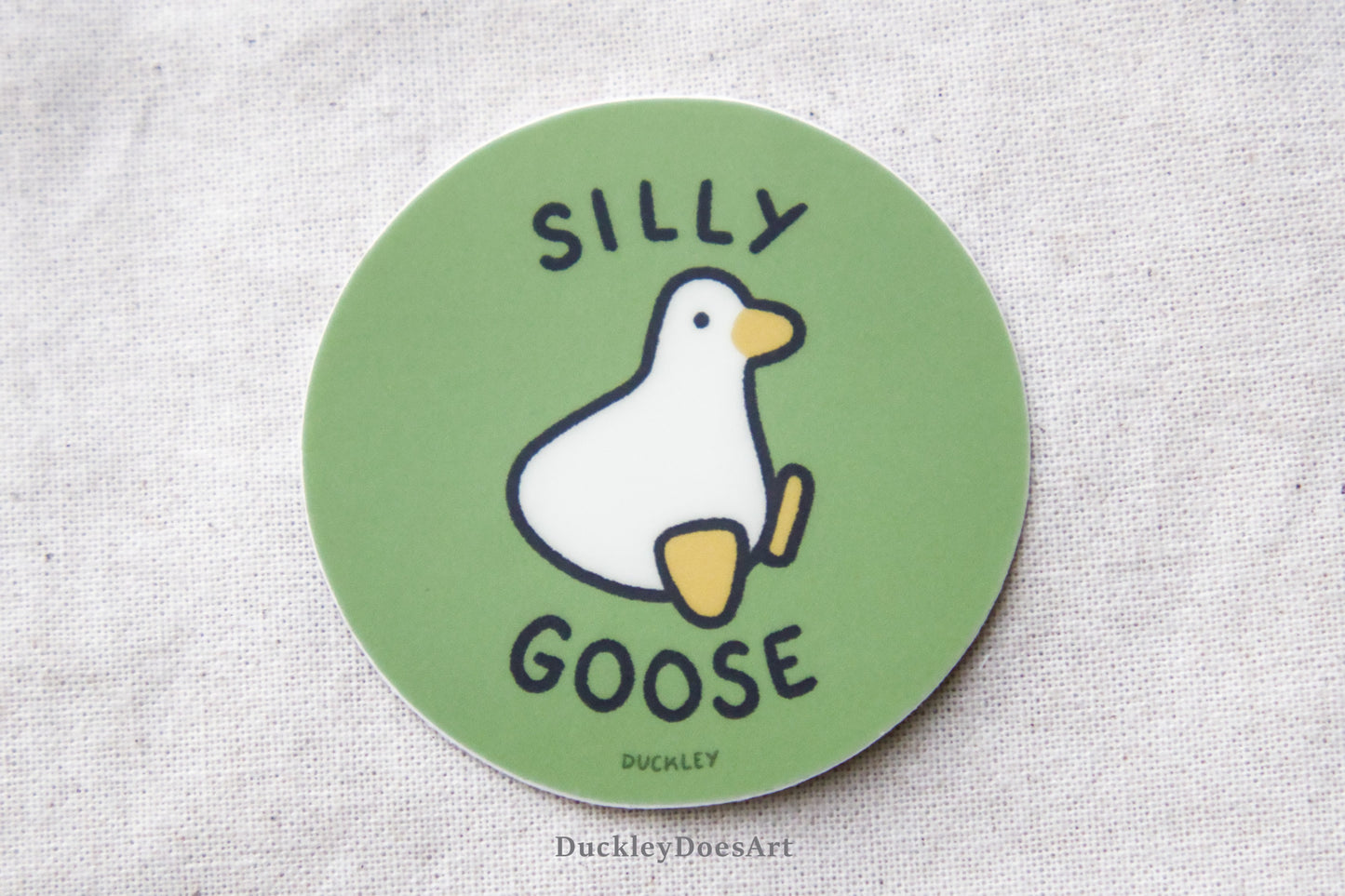 Silly Goose Vinyl Sticker