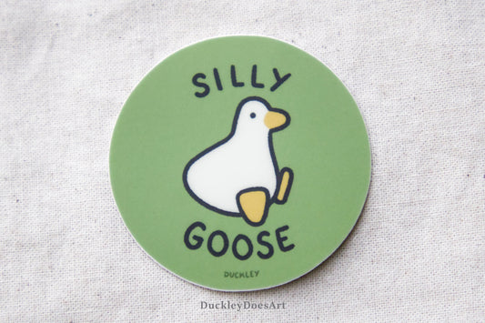 Silly Goose Vinyl Sticker