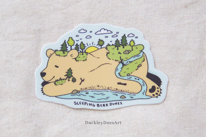 Sleeping Bear Dunes Vinyl Sticker