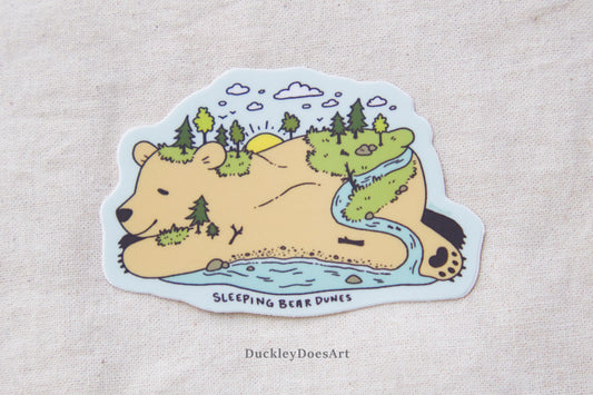 Sleeping Bear Dunes Vinyl Sticker