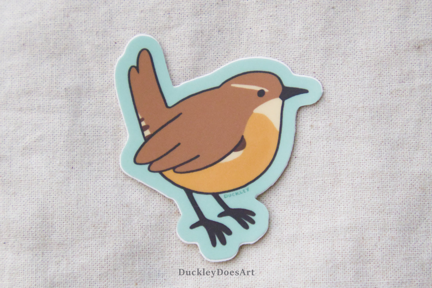 Wren Vinyl Sticker