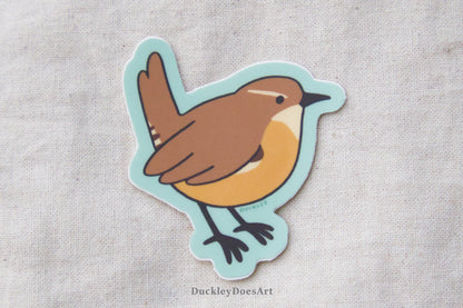 Wren Vinyl Sticker