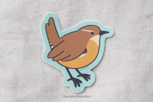Wren Vinyl Sticker