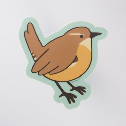Carolina Wren Vinyl Sticker