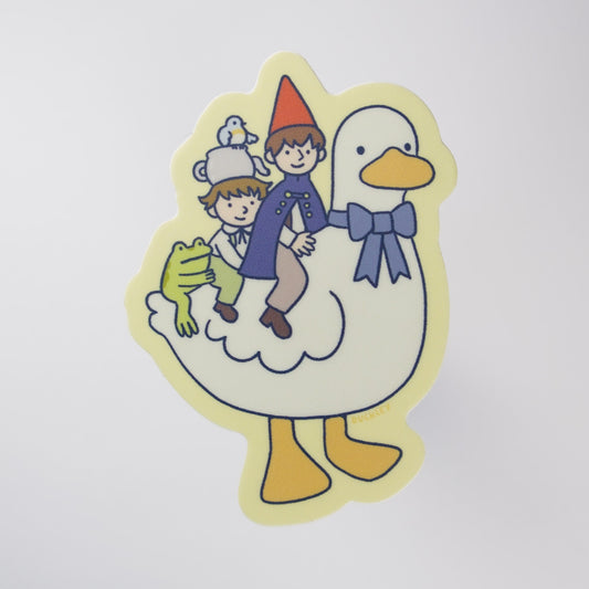 Over the Goose Wall Vinyl Sticker