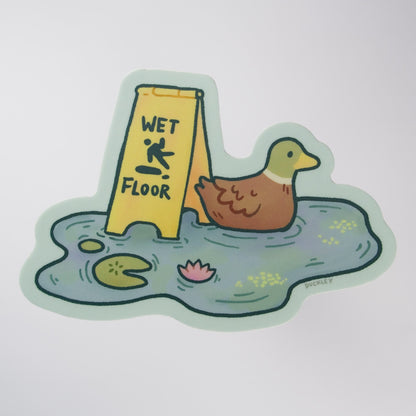 Wet Floor Vinyl Sticker