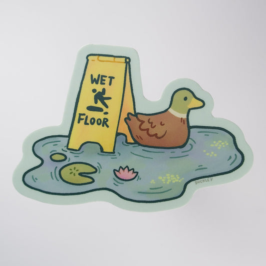 Wet Floor Vinyl Sticker
