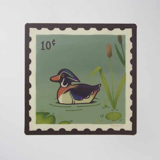 Duck Stamp Vinyl Sticker