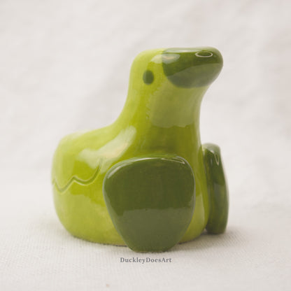 Green Sitting Duck