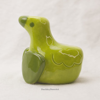 Green Sitting Duck