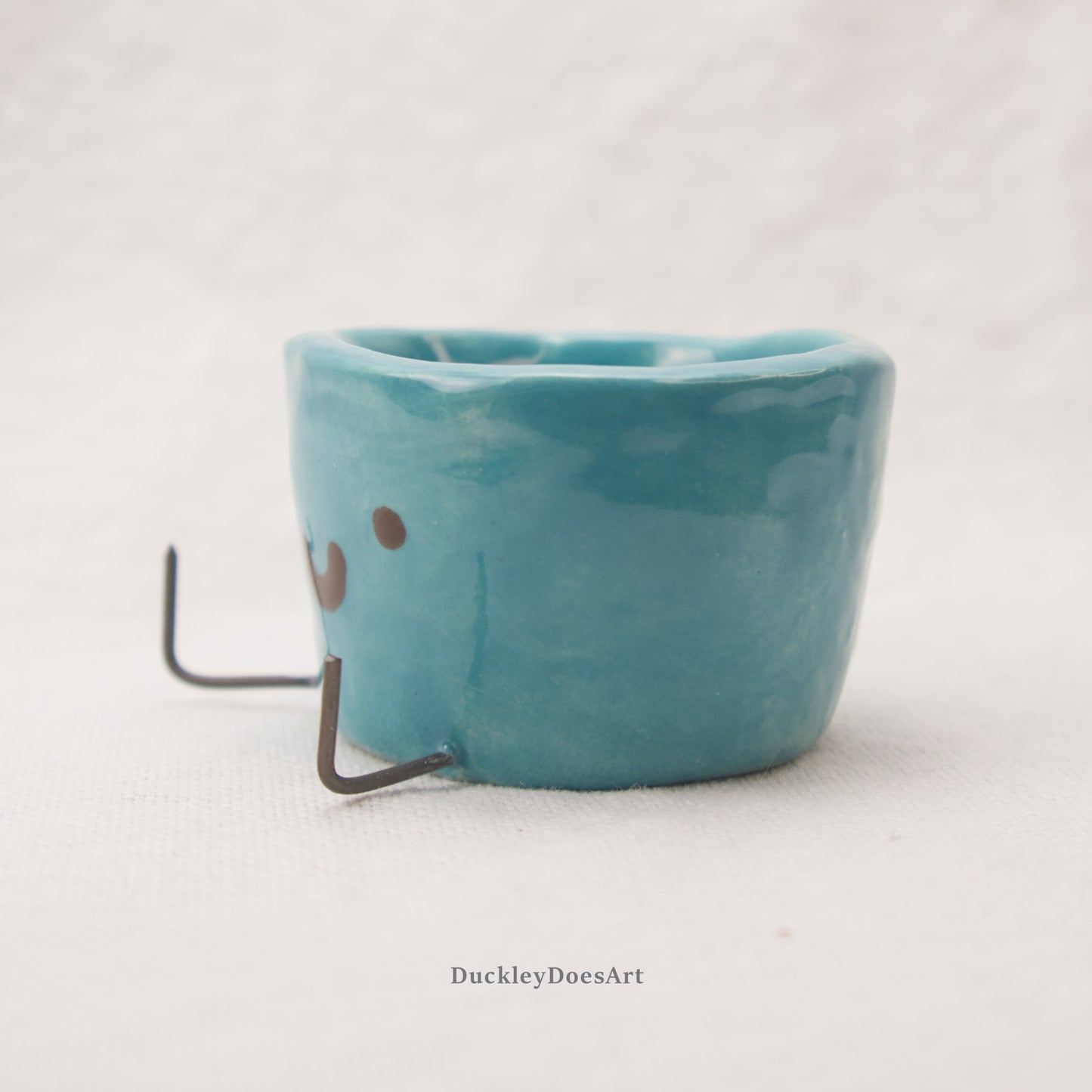 Blue Smiley Mug