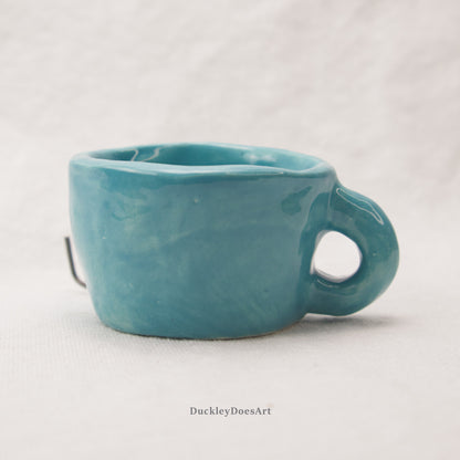 Blue Smiley Mug
