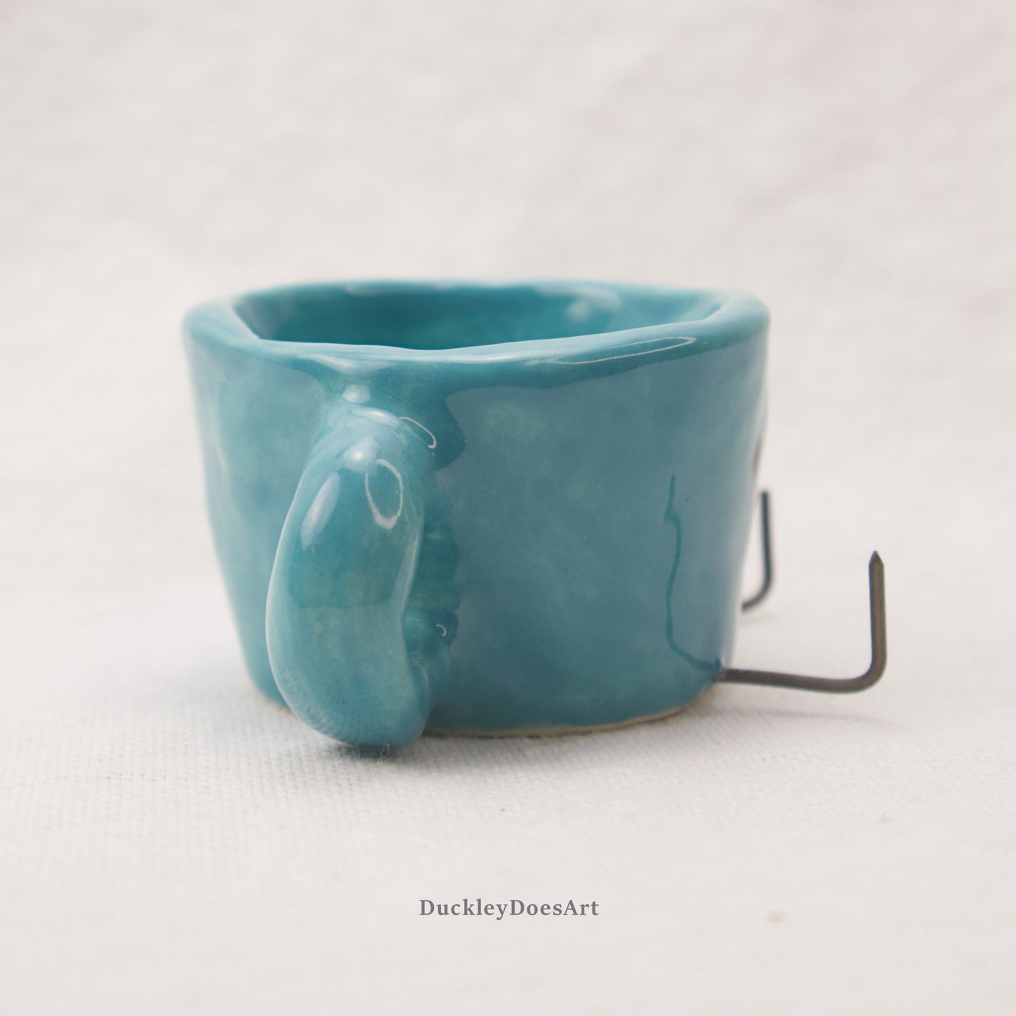 Blue Smiley Mug