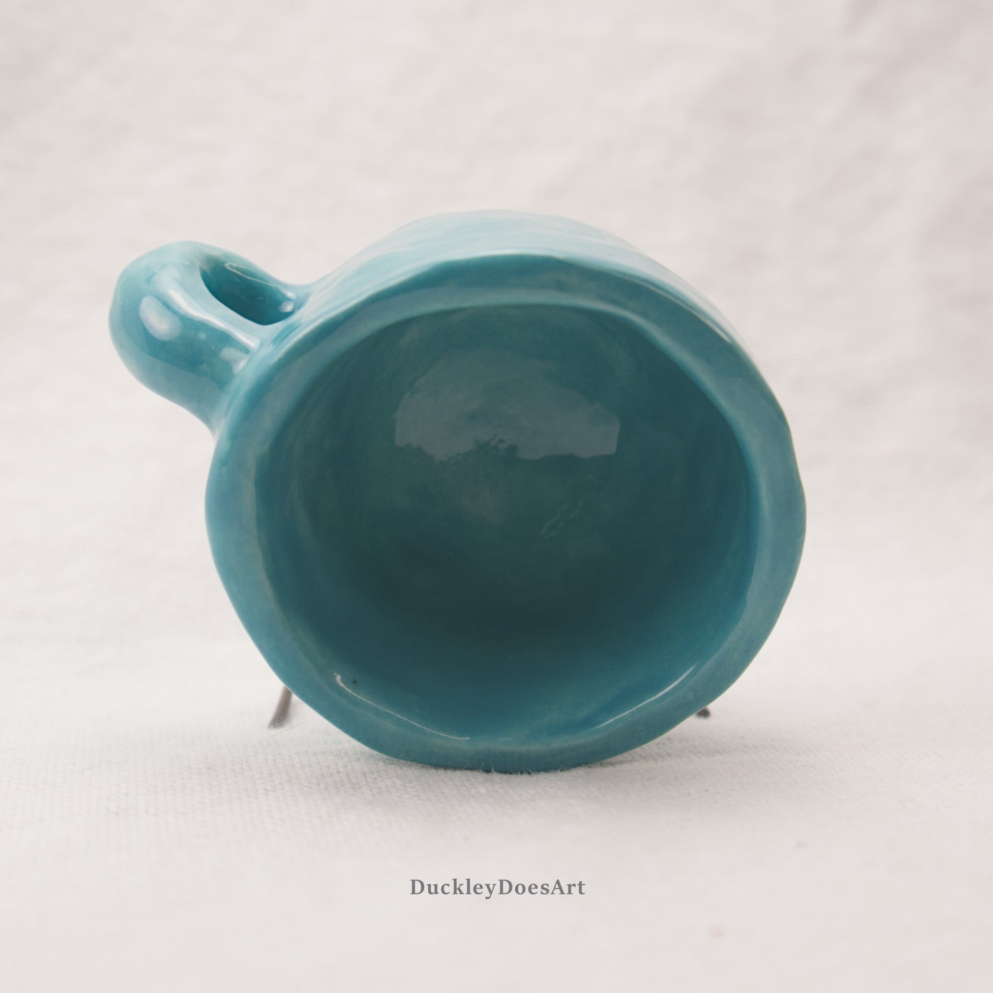 Blue Smiley Mug