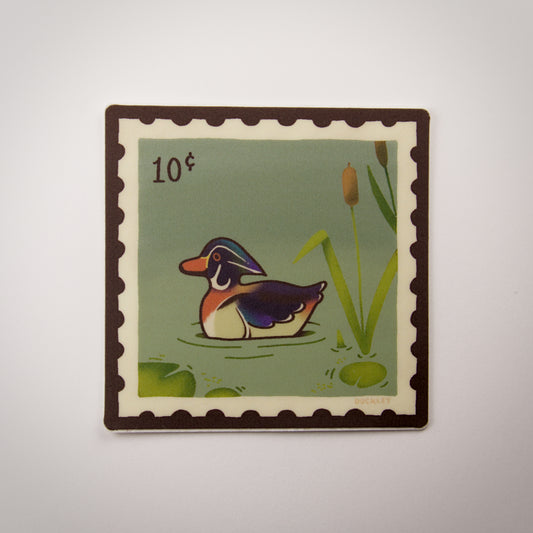 Duck Stamp Vinyl Sticker