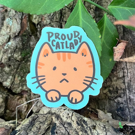 Proud Cat Lady Vinyl Sticker