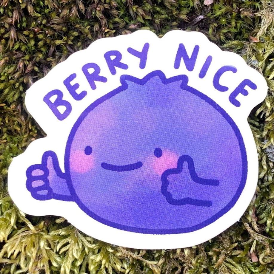 Berry Nice Vinyl Sticker