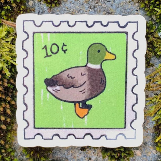 Duck Stamp Vinyl Sticker