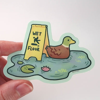 Wet Floor Vinyl Sticker