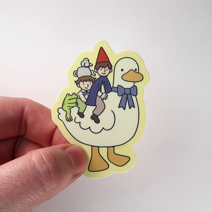 Over the Goose Wall Vinyl Sticker