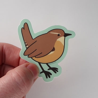 Carolina Wren Vinyl Sticker